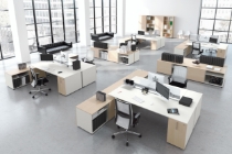 Расположение мебели в офисе